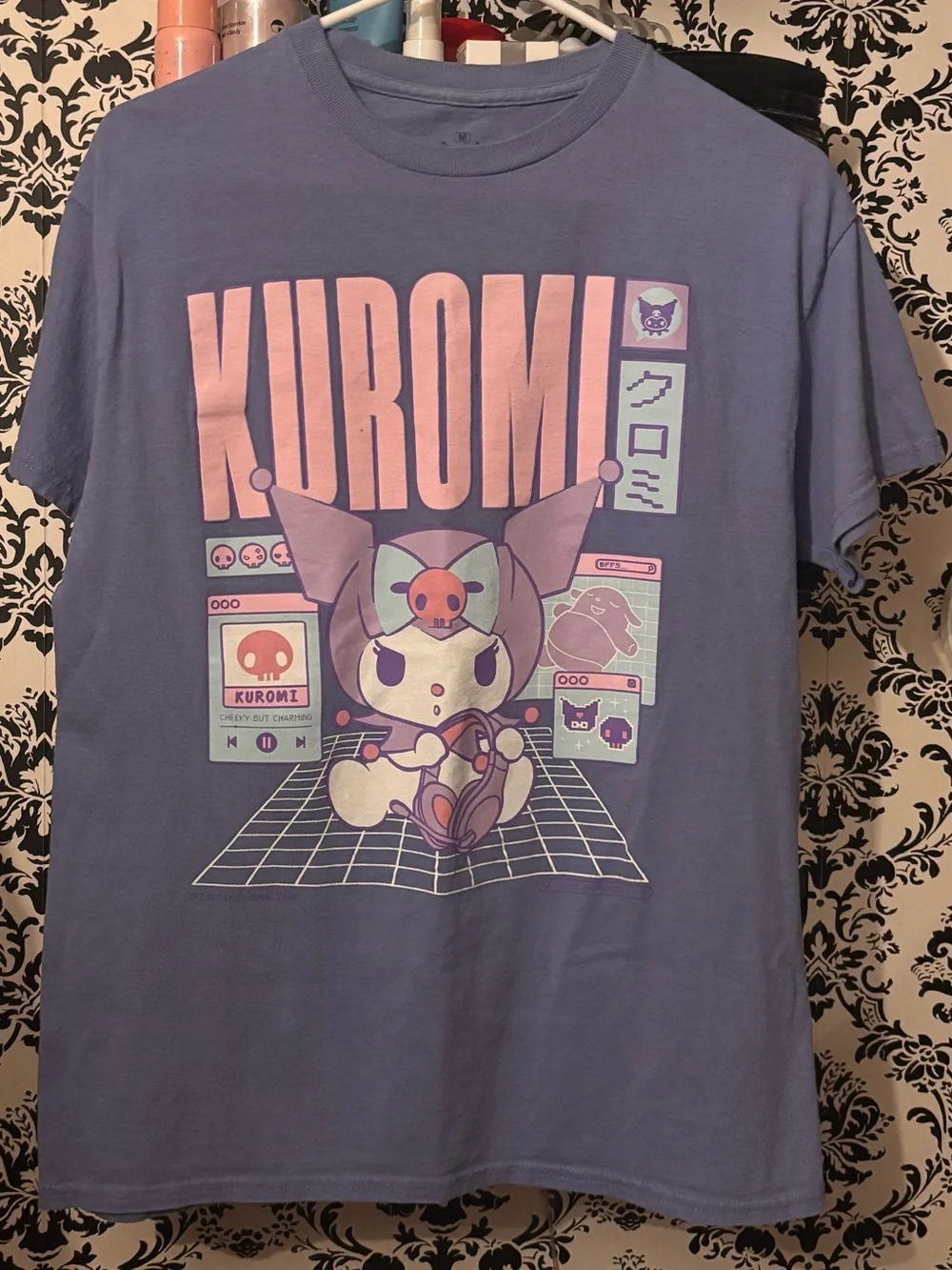 Sanrio Kuromi Gamer Girl Unisex Short Sleeve T-Shirt Gamestop Exclusive *NWOT*